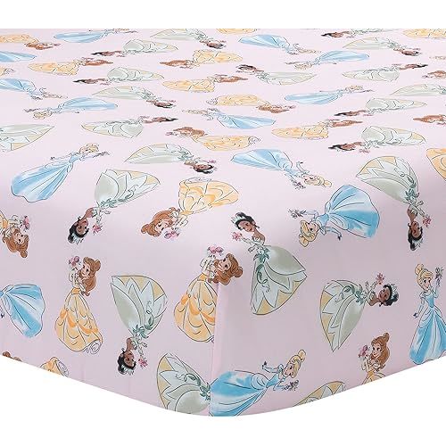 Disney Princesses Fitted Crib Sheet