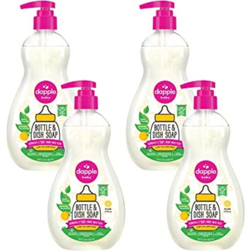 dapple Dish and Bottle Soap Fresh Citrus 16.9Oz - Pack of 4