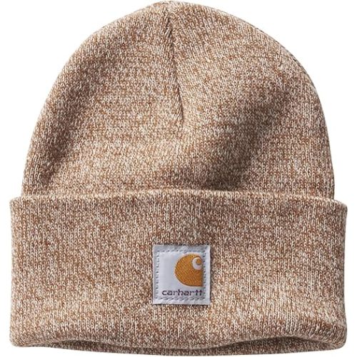 Carhartt Knit Beanie Cuff Hat, Copper/Natural, One Size