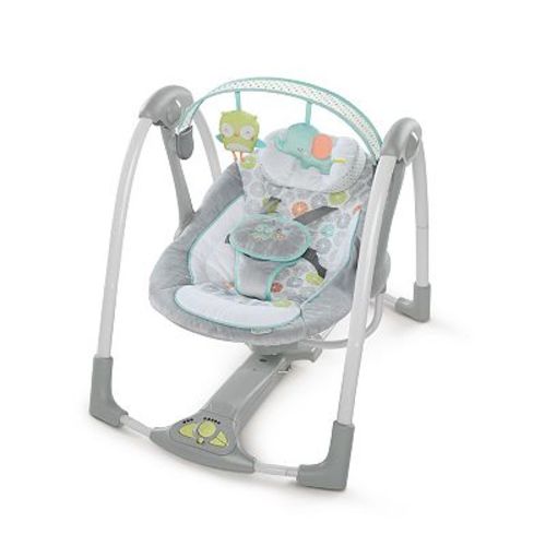 Ingenuity Swing 'n Go Hugs & Hoots Portable Swing