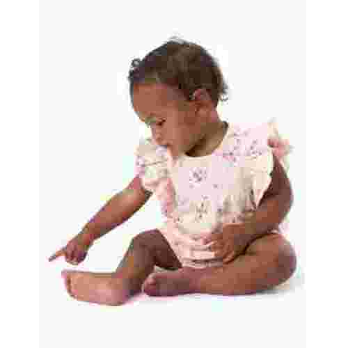 Gerber Organic Ruffled Sleeve Top - Baby Girl Clothes