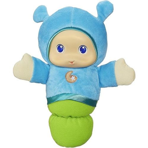 Playskool Lullaby Gloworm Toy with 6 Lullaby Tunes, Blue (Amazon Exclusive)