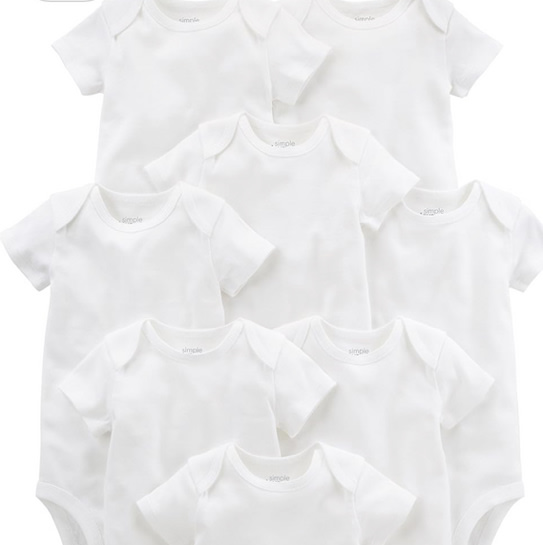 Simple Joys by Carter's Baby 8-Pack Short-Sleeve Bodysuit