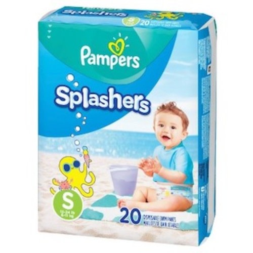 Pampers Splashers Swim Diapers, Size Small