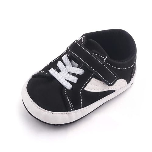 Clowora Unsex Baby Boys Girls Canvas First Walkers Shoes,Newborn Infant Non Slip Soft Sole Crib Casual Sneaker