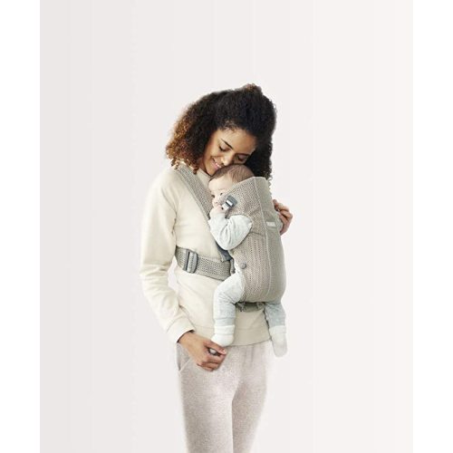 BABYBJÖRN Baby Carrier Mini, 3D Mesh, Greige