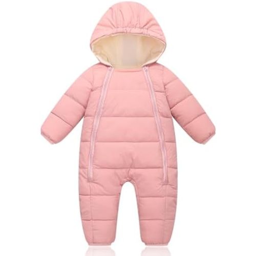Toddler Snow Suit Baby Snowsuit Infant Boy Winter Coat Girl Puffer Clohtes 0-2T
