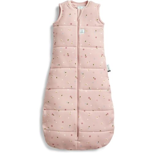 ergoPouch 0.2 Tog Jersey Sleeping Bag – Arms-Out Baby Sleep Sack – Soft, Breathable & Comfortable (3-12 Months, Daisies)