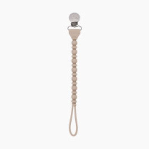 Itzy Ritzy Pacifier Clip - Toast