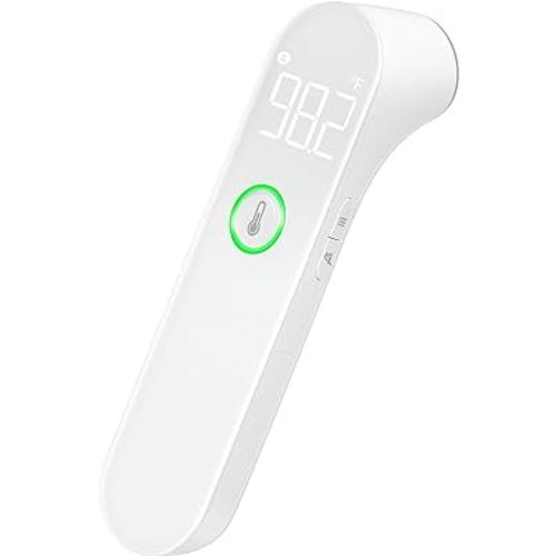 No-Touch Thermometer for Adults and Kids - Digital Baby Thermometer with Fever Alarm, Mute Mode, 35 Memories- Accurate, Gentle and Easy-to-Use for Infants and Elderly