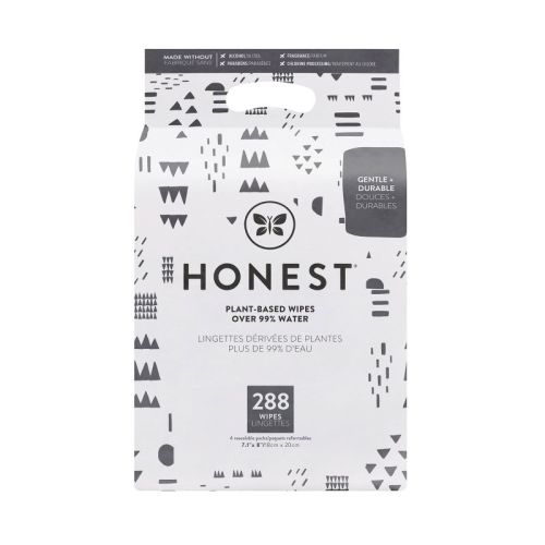 The Honest Company Plant-Based Baby Wipes Pattern Play (Select Count)