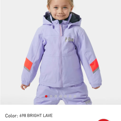 Kids’ Rider Insulated Ski Jacket size 110