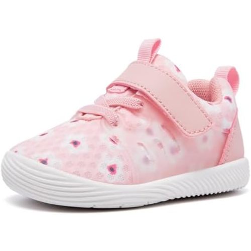 MORENDL Toddler Sneakers Baby Boys & Girls Barefoot Shoes Lightweight Breathable Walking Running Tennis Athletic Sport Shoes
