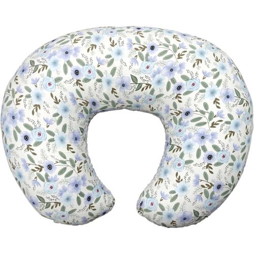 Nursing Pillow, Breastfeeding Pillows with Standard Size Removable Cover, Breast Feeding Pillow with Breathable Filling, Ergonomic Nursing Essentials for Bottle and Breastfeeding- Leaves…