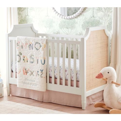 Floral ABC Baby Quilt