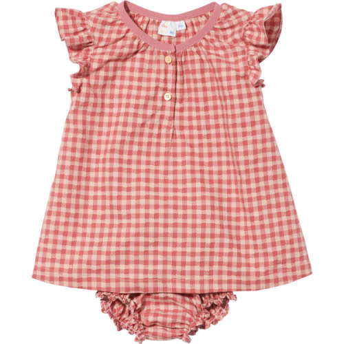 Edie Baby Dress, Pink Gingham - Oso & Me | Maisonette