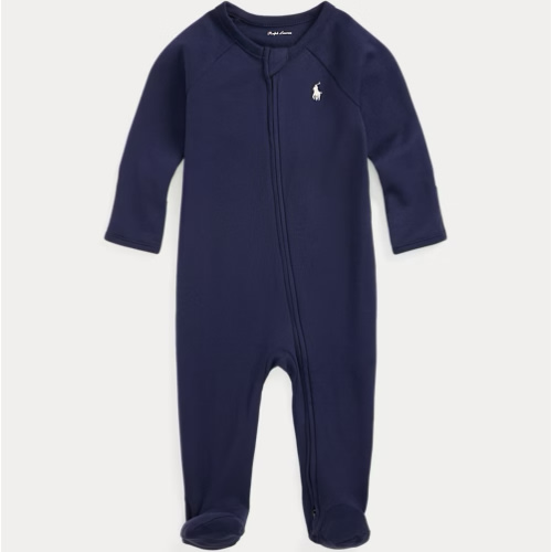 Cotton Interlock Footed Coverall