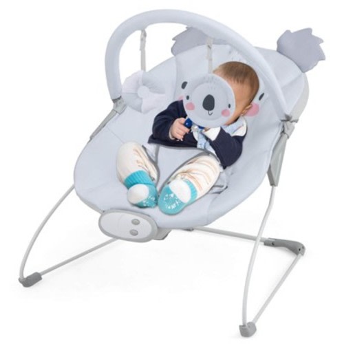 Safstar Portable Baby Bouncer Vibration Infant Rocker Seat with Detachable Toy Bar
