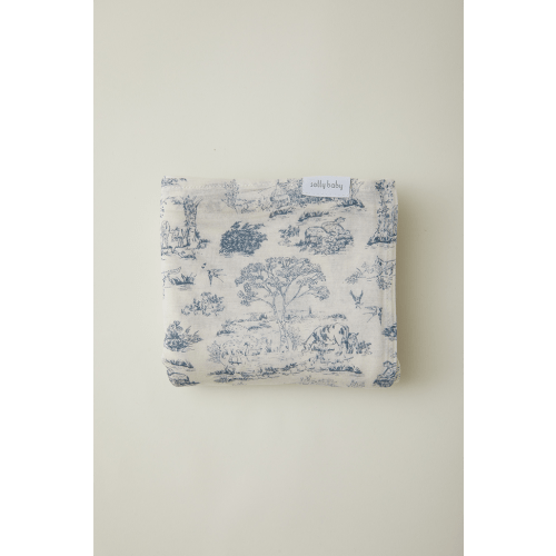 Bleu Toile Swaddle