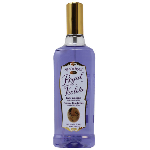 Royal Violets Baby Cologne with Aloe Vera for Baby Sensitive Skin, 7.6 fl oz, Bottle