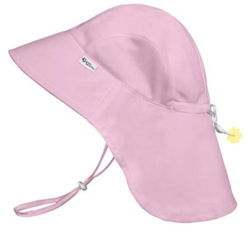 Green Sprouts Baby/toddler Upf 50+ Eco Adventure Hat - Light Pink - 0/6 Months