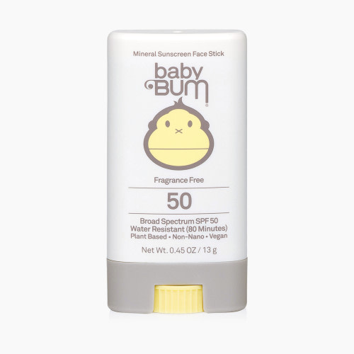Baby Bum SPF 50 Mineral Sunscreen Face Stick - Fragrance Free, .45 oz