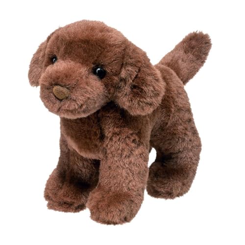 Douglas Sylvia Chocolate Lab Dog Plush Stuffed Animal | 10-inch Long