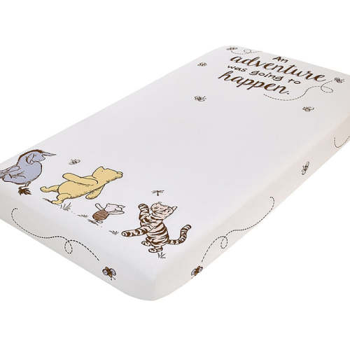 Disney Classic Pooh Hunny Fun Photo Op Crib Sheet