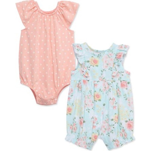 Little Me Meadow 2-Pack Rompers | Nordstromrack