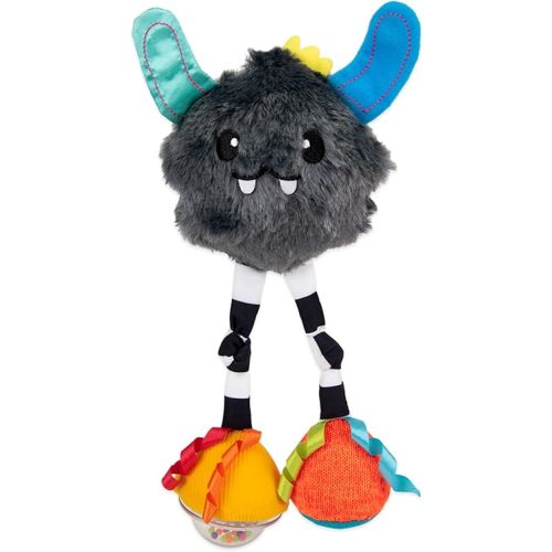 Sassy Confetti Yeti Chime Toy | Hanging Developmental Attachable Toy | Ages 0+ Months and Up