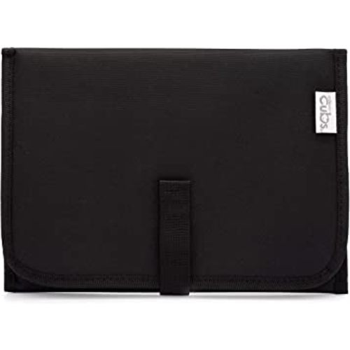 Baby Changing Pad, Portable Diaper Changing Pads for Newborn Girl & boy – Waterproof Travel Changing Station- Gift by Comfy Cubs (Solid Black, Compact)
