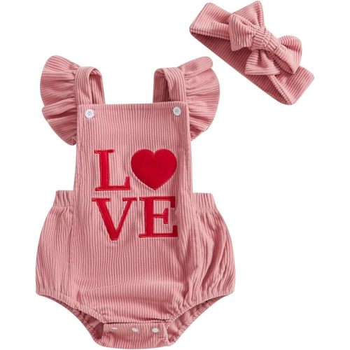 YINGISFITM My First Christmas Baby Girl Outfit Santa Baby Bubble Romper