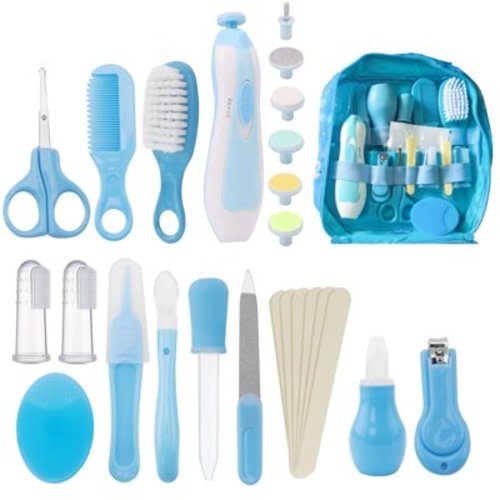 Baby Healthcare and Grooming Kits, 27 in 1 Safety Newborn Nursery Care Set with Hair Brush Comb Nail Clipper Baby Essentials Kit for Newborn Infant Baby Girls Boys
