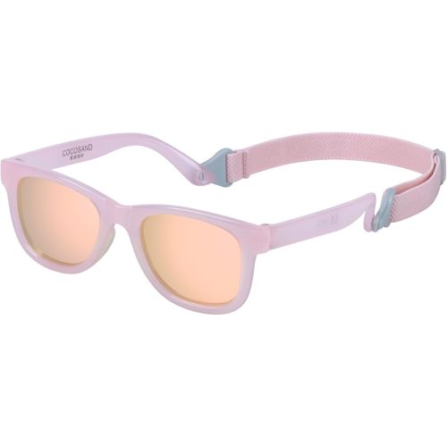 COCOSAND Flexible Baby Sunglasses with Strap Polarized UV Protection for Toddler Infant Newborn Boy Girl Age 0-24 Months
