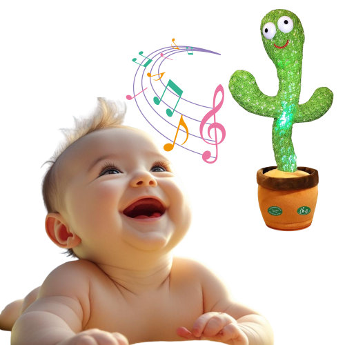 Christmas Dancing Cactus Toy, Snowman Plush Talking Cactus Toy Musical Baby Toys, Singing Mimicking Talking Repeating Snowman, Cactus Toy for Kids Boys Girls