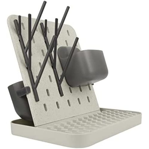 Boon Groove Space Saving Drying Rack – Customizable Countertop Drying Rack for Baby Bottles