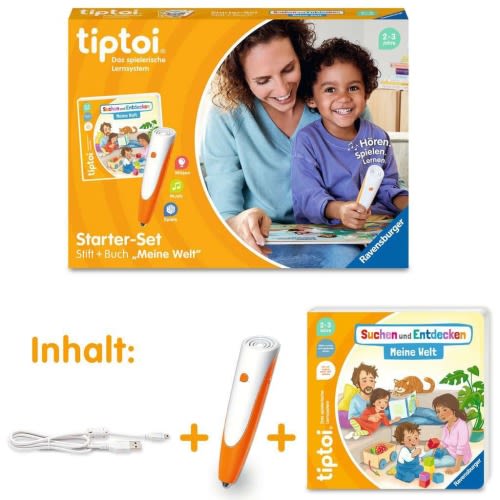 Ravensburger tiptoi - Starter-Set Stift und Bilderbuch Suchen und Entdecken Meine Welt