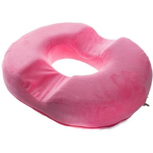 5 Star Super Deals Orthopedic Donut Seat Cushion Memory Foam Cushion – Tailbone & Coccyx Memory Foam Pillow Pain Relief for Hemorrhoids - Pink