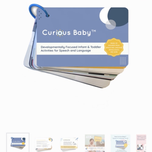 Curious Baby Speech & Language Cards (0-36 months)