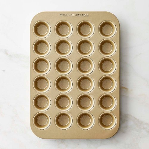 Goldtouch Pro Nonstick Mini Muffin Pan, 24-Well | Williams Sonoma