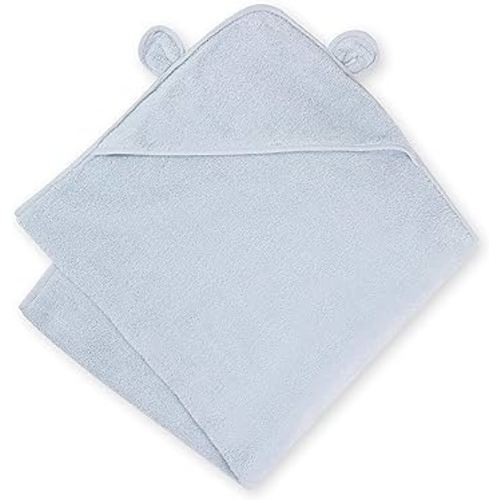Natemia Premium Hooded Baby Bath Towel - Hooded Baby Towels Made with Organic Cotton from Turkey, Newborn Baby Towel with Hood, Ultra Soft Baby Towels, Hooded Baby Towels Girl, Boy, Baby Essentials