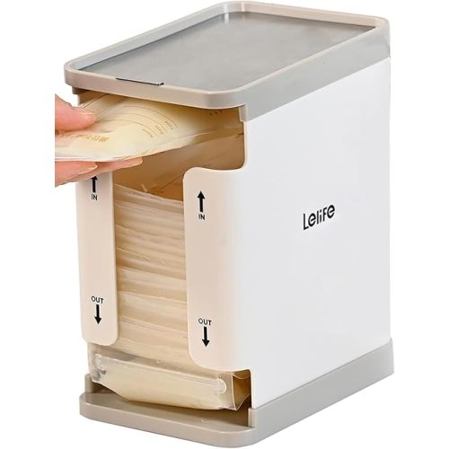 Freeze Organizer for Breast Milk Storage Bags, Container Storing First-in First-Out System with Tray for Freezing Breastmilk to Feed Baby