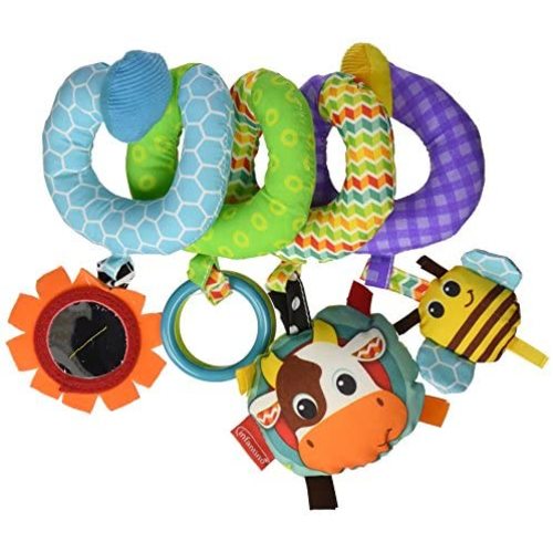 Infantino Spiral Activity Toy, Blue - Blue Farm