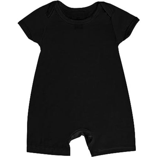 GUISBY Rayon Baby Pajamas, Short Sleeve Footless Rompers, Snap Closure Sleeper for Boy Girls