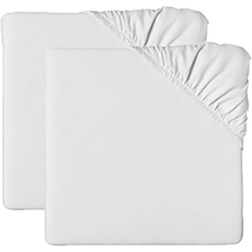 bkb Bassinet Sheet Poly/Cotton, White, 17" x 31"
