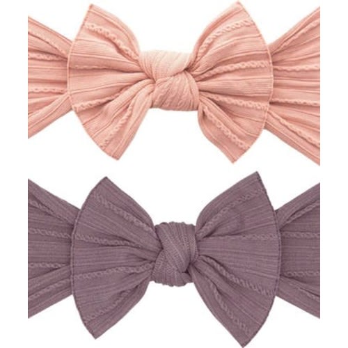 Assorted 2-Pack Sweater Bow Headbands