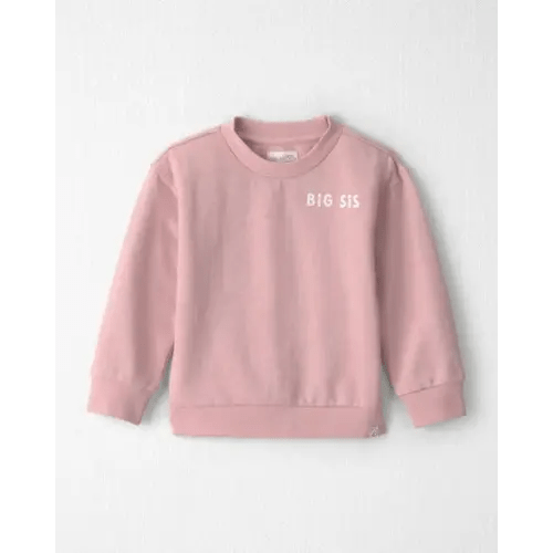 Toddler Girl Organic Cotton Big Sis Pullover - Little Planet | Carter's