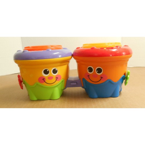 Fisher Price Crawl Along Drum Rolls Bongos Lights