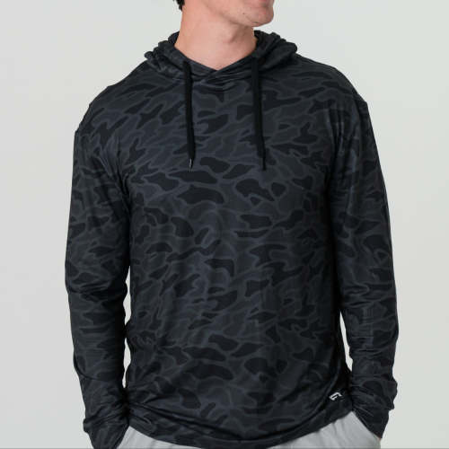 Performance Hoodie - Black Camo – BURLEBO