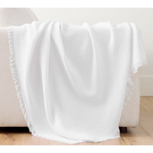 Orinda Cotton Gauze Muslin Throw